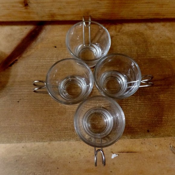 Bormioli Rocco Verdi Espresso Cup With Stainless Steel Handle, Set of 4 - Picture 5 of 9